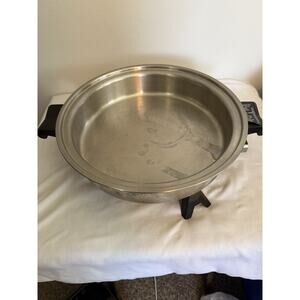 SaladMaster Stainless Oil Core Electric Skillet Replacement Tested Works